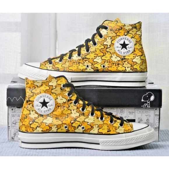 New! Size: 9.5 Men/11.5 Women | Converse Chuck 70 Hi Peanuts Woodstock | A01871C - Picture 4 of 16